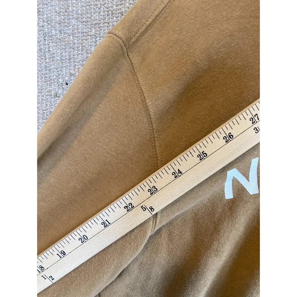 Mens Sz Medium The North Face Tan Hooded‎ Sweater Pullover